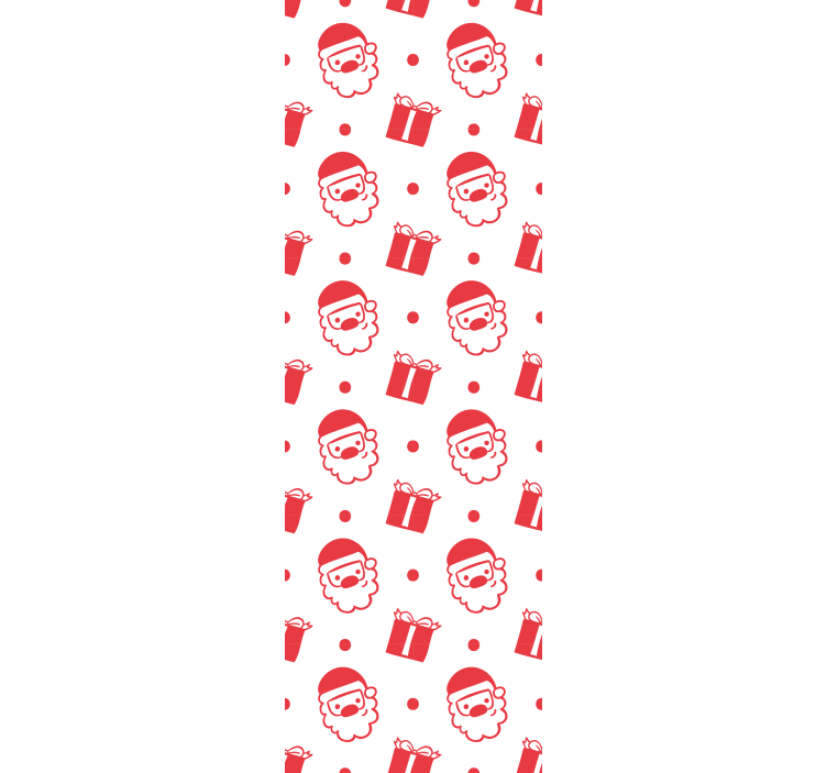 Papier peint noel motif festif du père noël - TenStickers