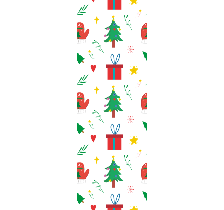 Papier peint noel motifs de saison des fêtes - TenStickers