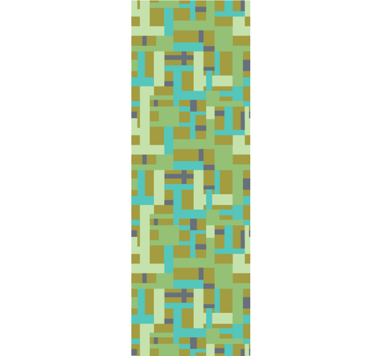 Papier peint géometrique conception de motif abstrait - TenStickers