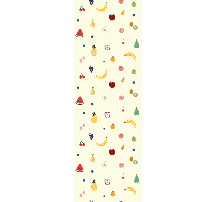 Papier peint cuisine motif de fruits - TenStickers