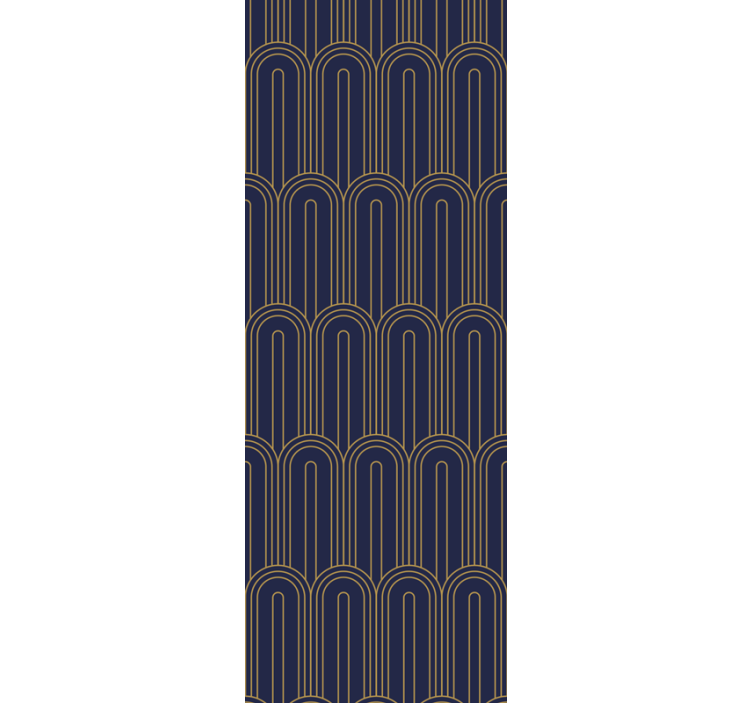 Papier peint moderne motif de ligne arquée - TenStickers