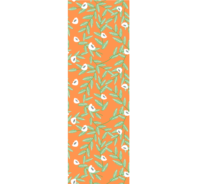 Papier peint floral composition botanique des feuilles - TenStickers