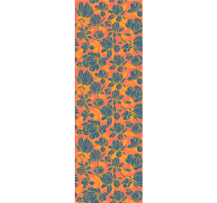 Papier peint floral composition de fleurs vibrantes - TenStickers