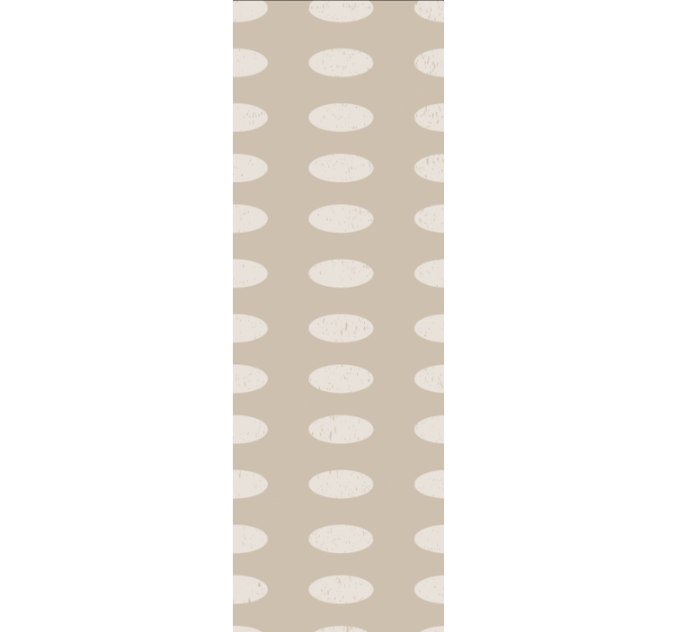 Papier peint cercles motif ovale - TenStickers