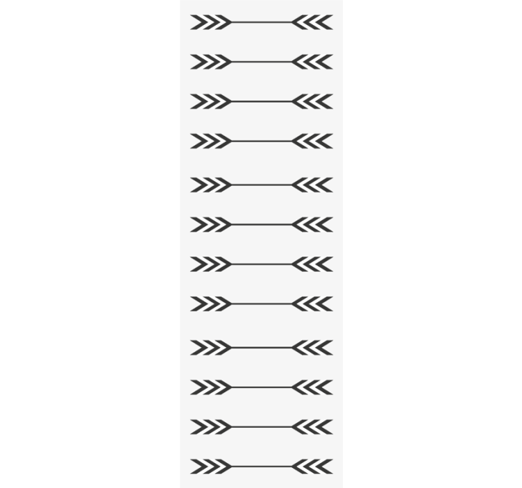 Papier peint rayé motifs de flèches minimalistes - TenStickers