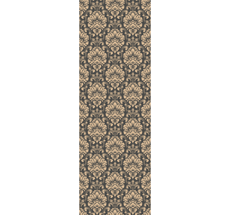 Papier peint baroque motif doré - TenStickers