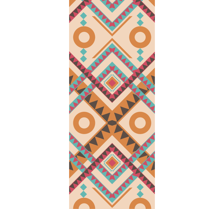 Papier peint design de losanges multicolores - TenStickers