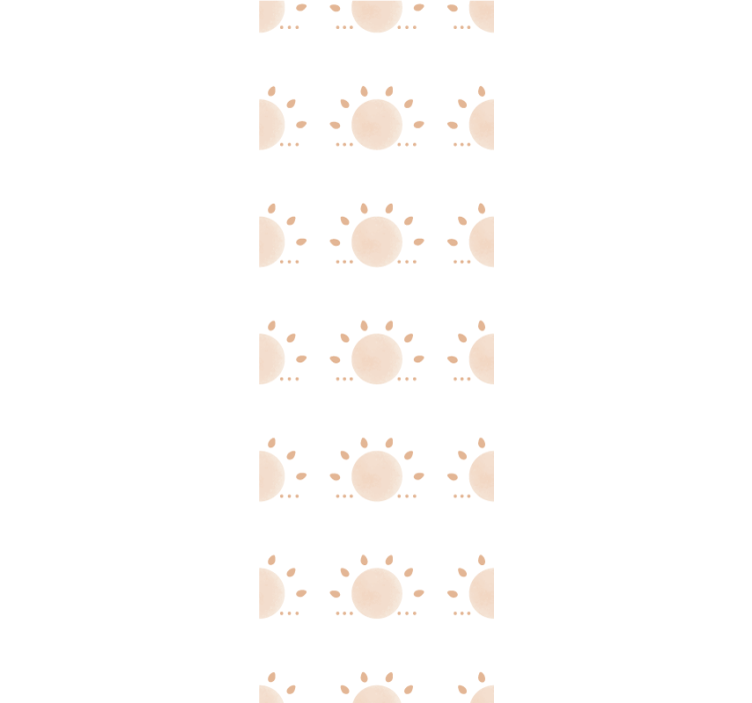 Papier peint art abstrait soleil minimaliste - TenStickers