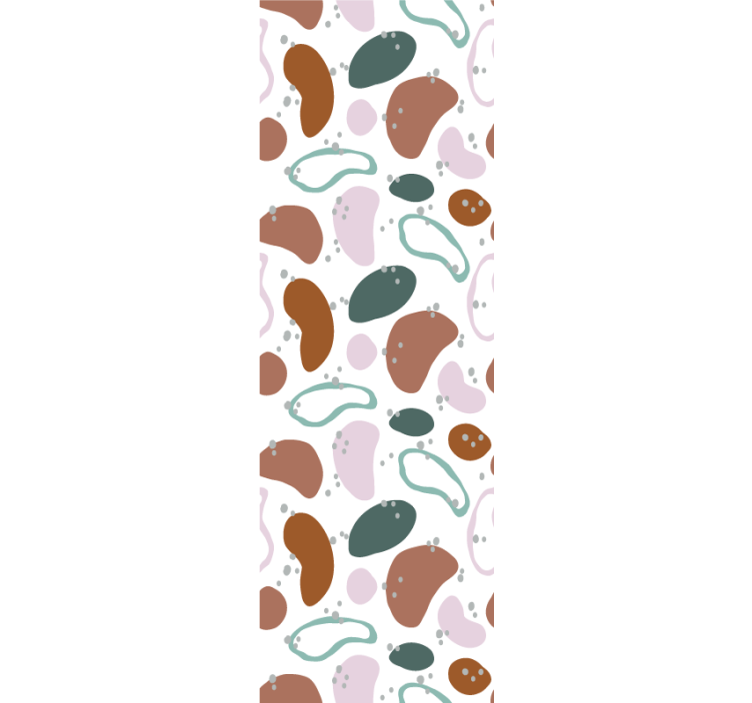 Papier peint formes irrégulières abstraites - TenStickers