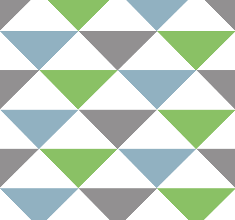 Papier peint bureau triangles pastels colorés - TenStickers