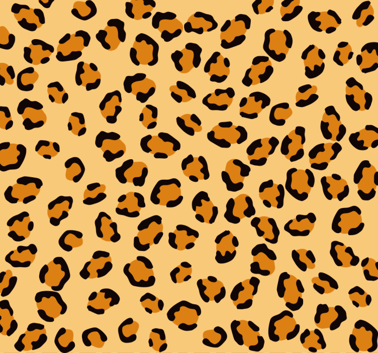 Papier peint jungle leopard motif imprimé léopard - TenStickers