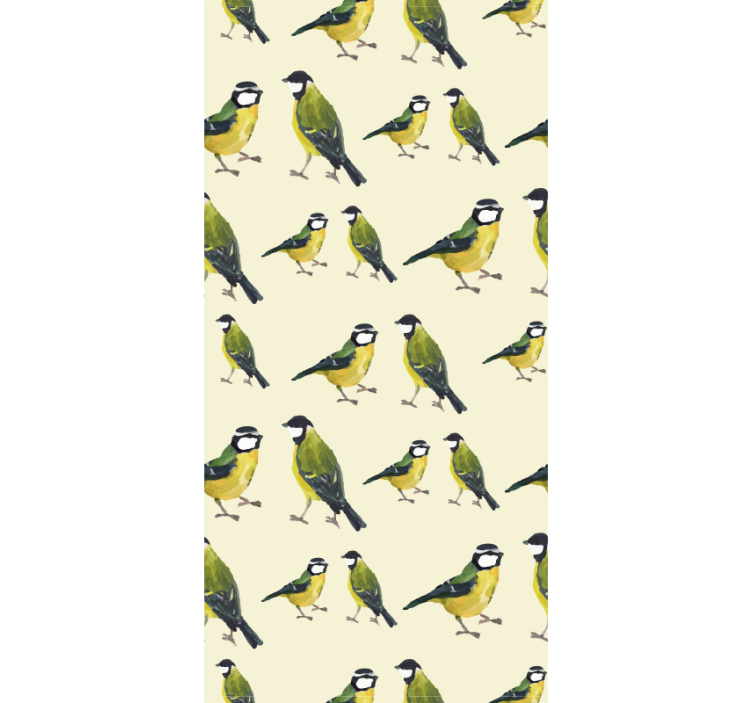 Papier peint oiseaux collection d'oiseaux colorés - TenStickers