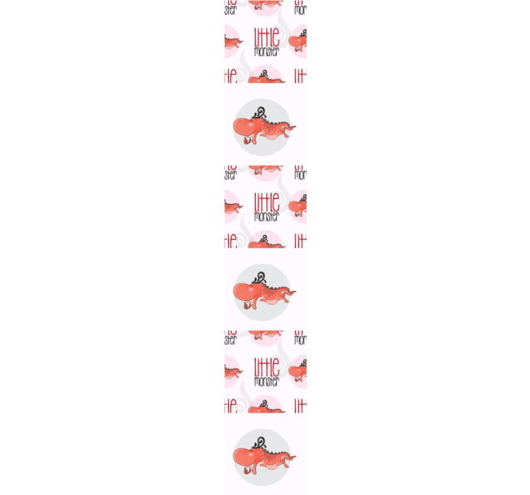 Papier peint animaux conception de petit monstre - TenStickers