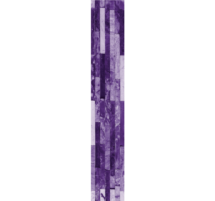 Papier peint imitation brique violette - TenStickers