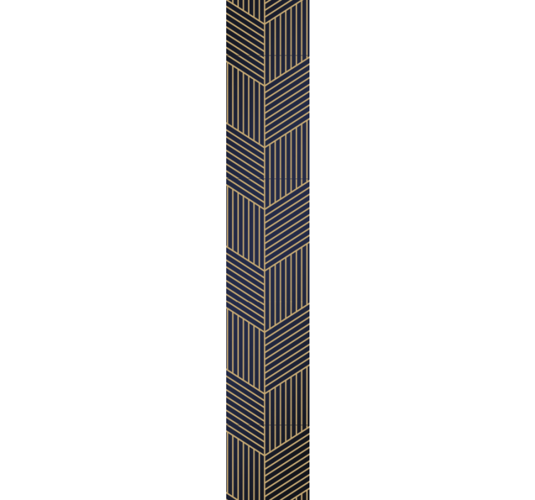 Papier peint géometrique motif géométrique angulaire - TenStickers