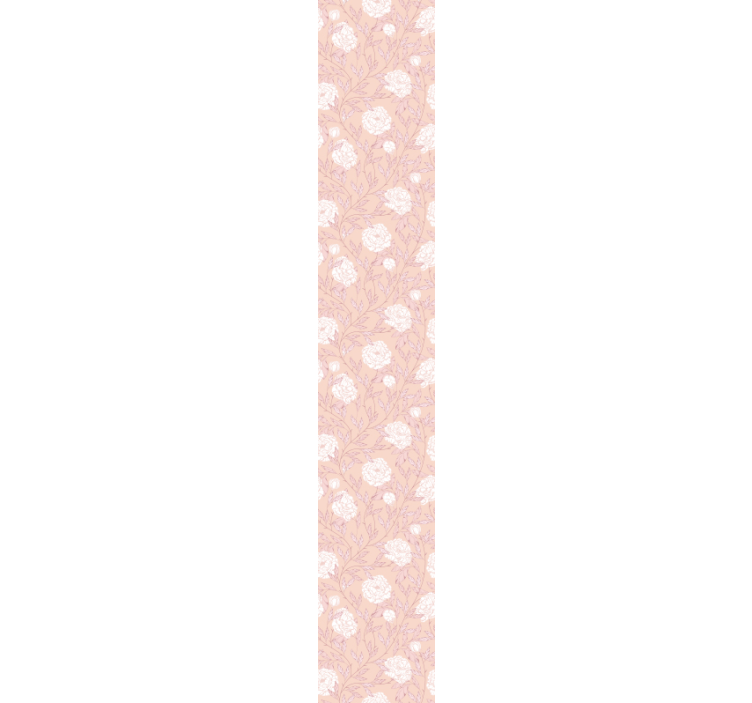 Papier peint fleurs motif pivoine - TenStickers
