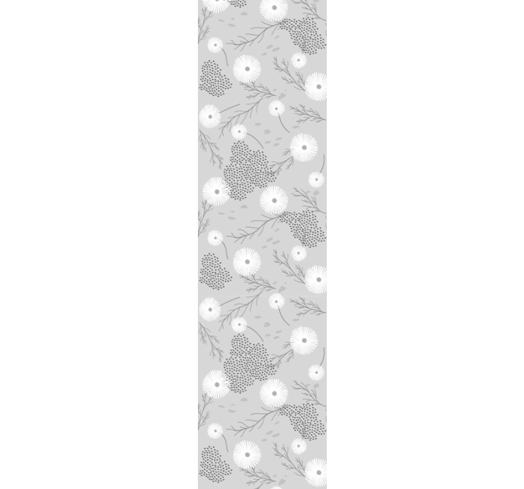 Papier peint fleurs motif floral de pissenlit - TenStickers
