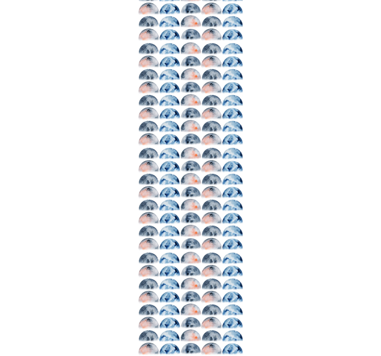 Papier peint étoiles croissant céleste - TenStickers