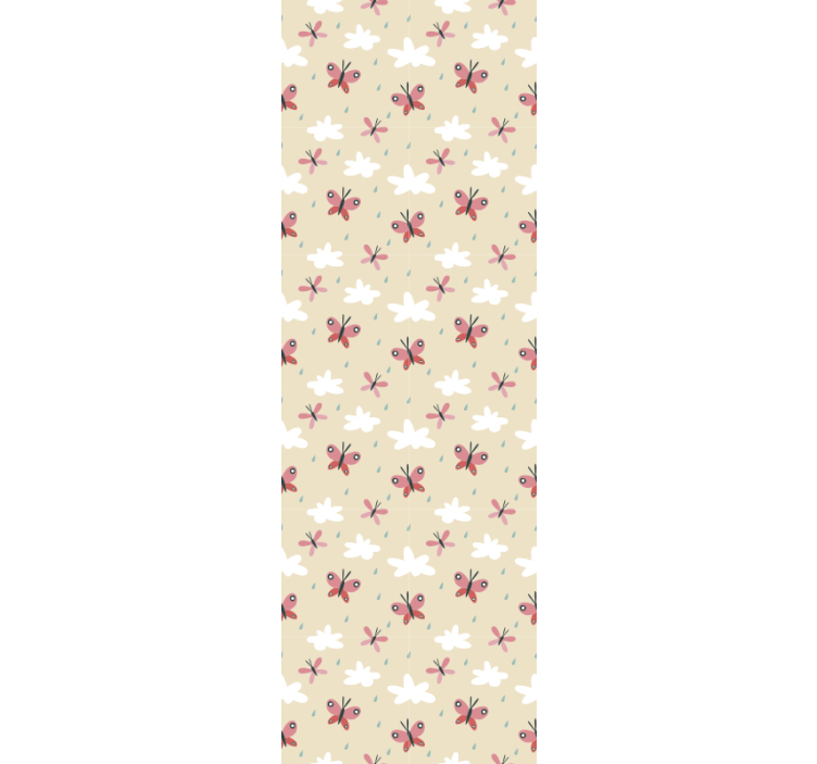 Papier peint papillon motif de papillons - TenStickers