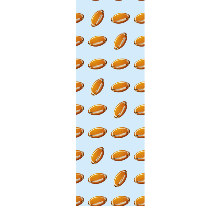 Papier peint rayé frénésie de football - TenStickers