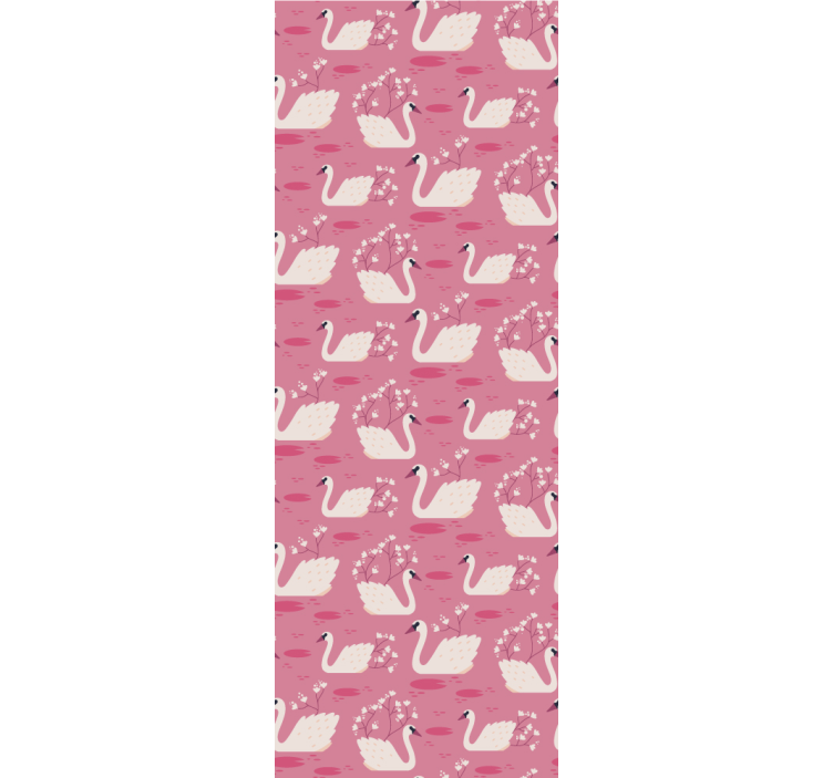Papier peint animaux charmant design de cygne - TenStickers