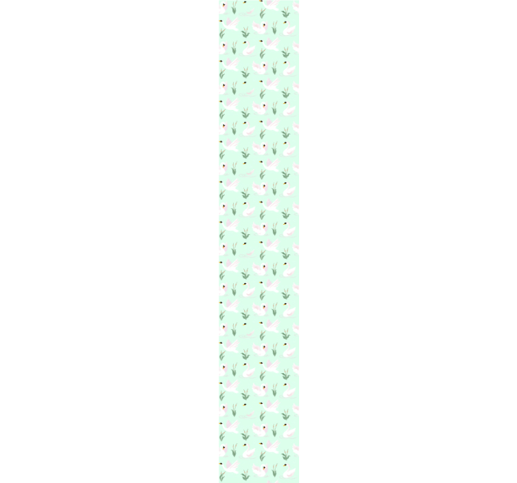 Papier peint animaux motif de cygne - TenStickers