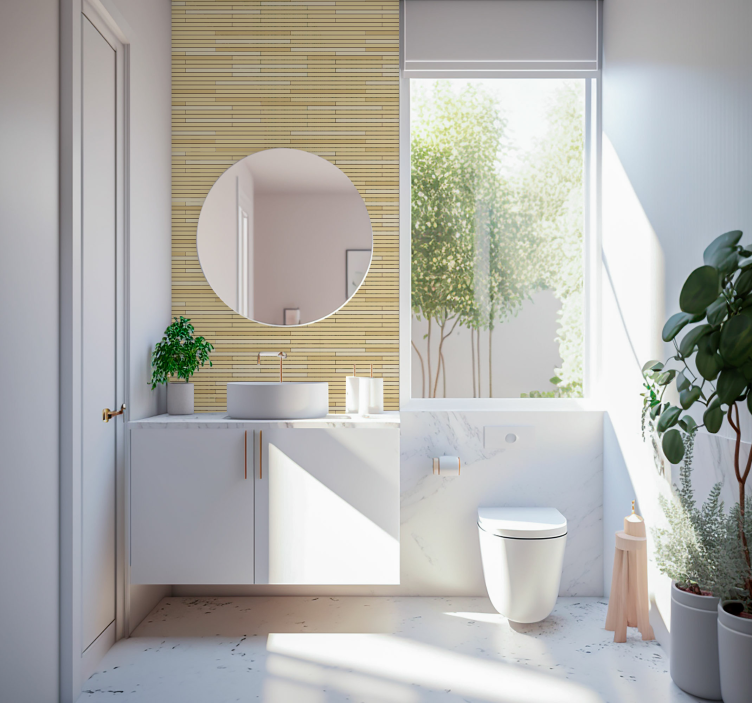 Papier peint brique composition de brique - TenStickers