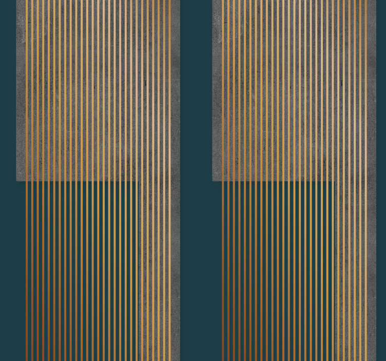 Papier peint bureau rayures de luxe - TenStickers