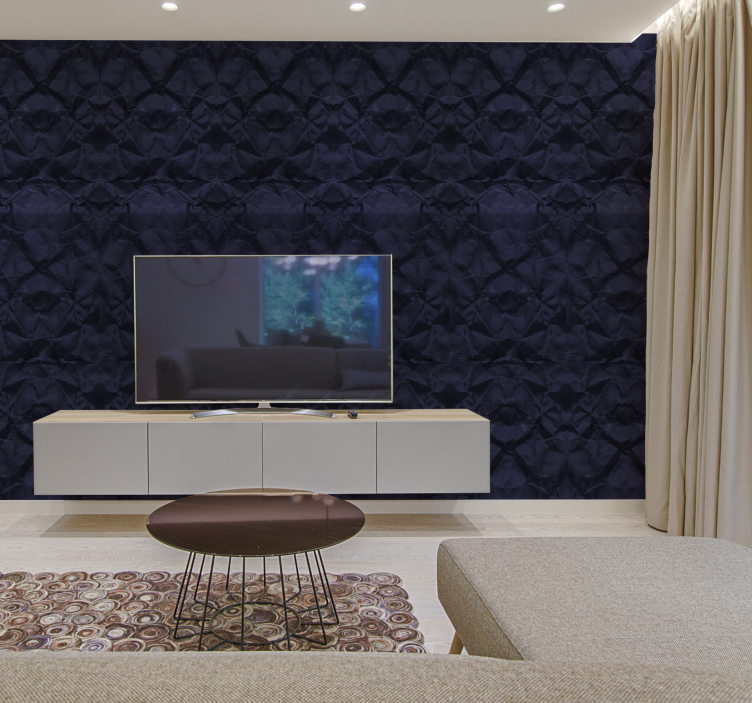 Papier peint motif surface texturée géométrique - TenStickers