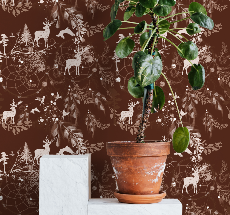 Papier peint animaux créatures des bois - TenStickers