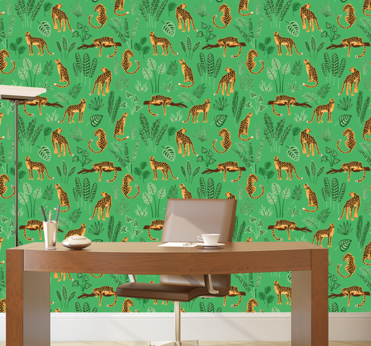 Papier peint animaux motif de la faune safari - TenStickers
