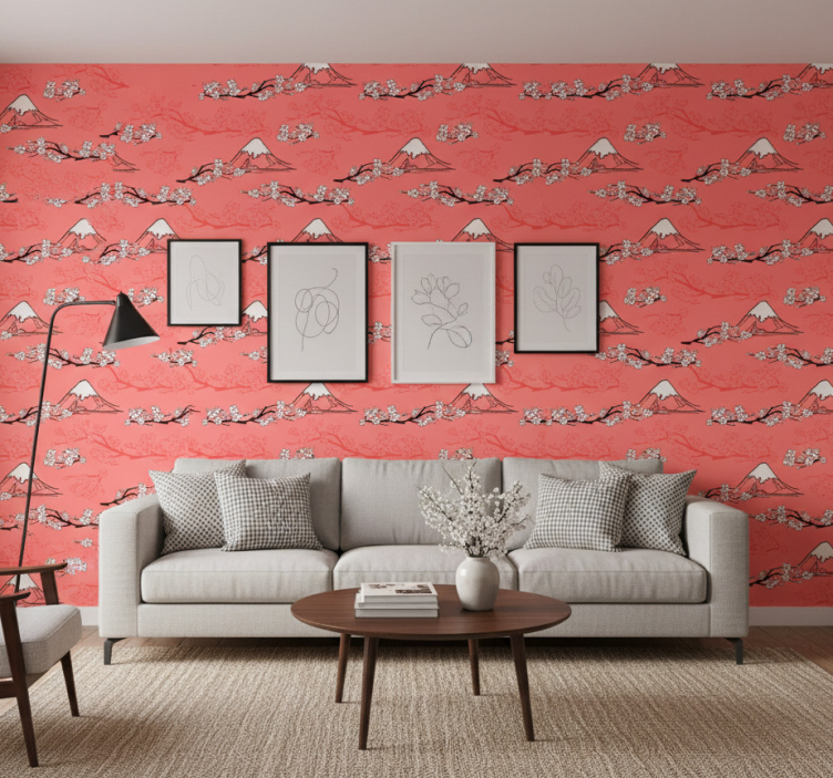 Papier peint arbre printemps - TenStickers