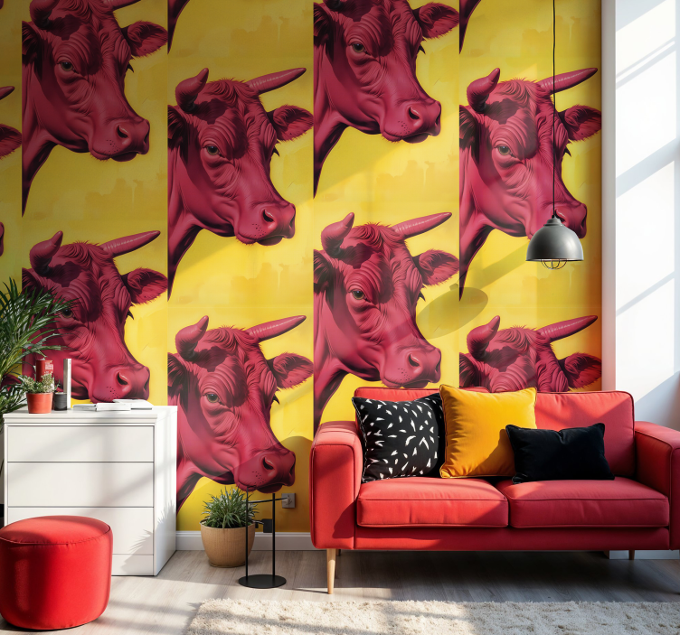 Papier peint art affiche pop art d'andy warhol - TenStickers