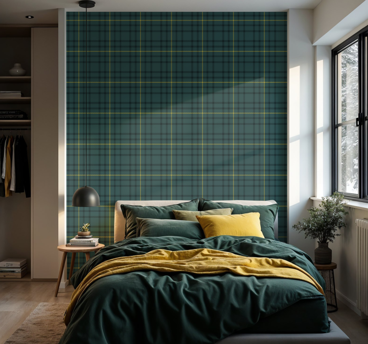 Papier peint chambre adulte burberry manta - TenStickers
