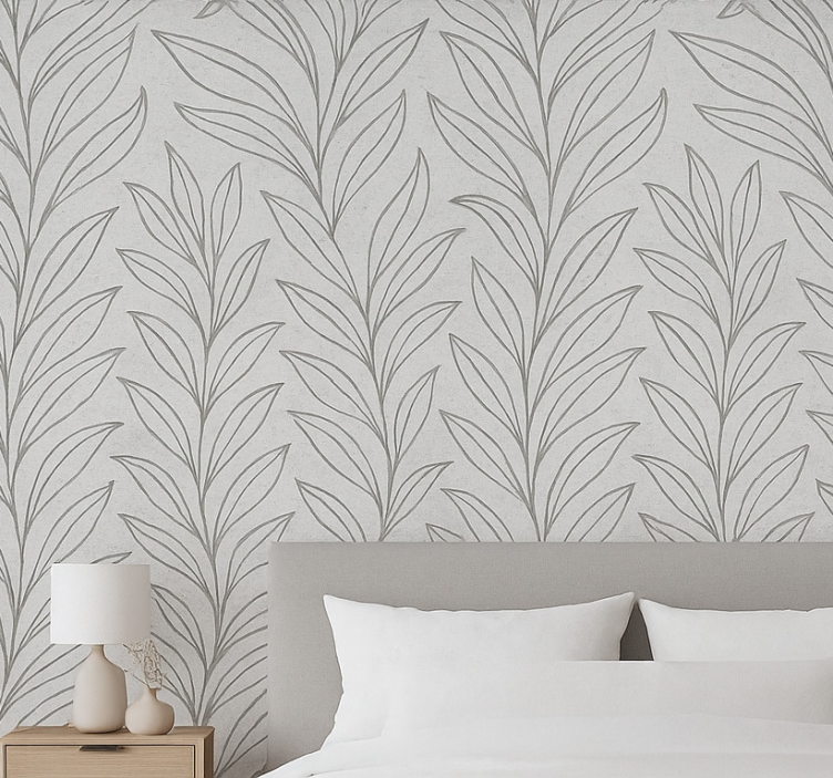 Papier peint chambre adulte motif ciment gris - TenStickers