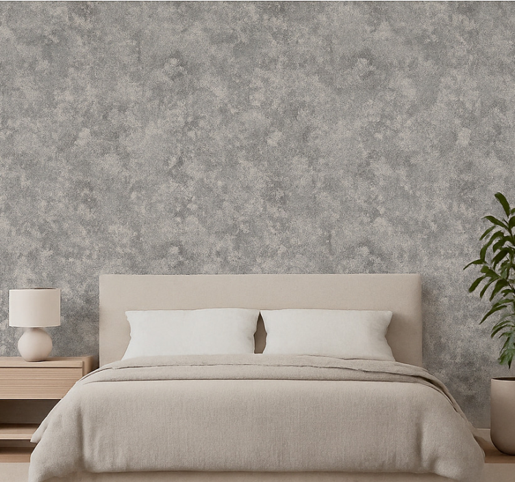 Papier peint chambre adulte texture béton industriel - TenStickers