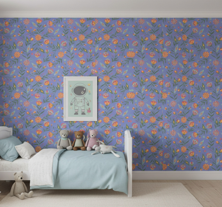Papier peint chambre design mignon pour enfants - TenStickers
