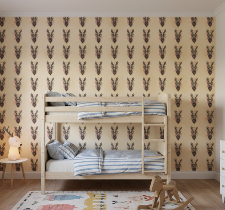 Papier peint chambre enfant chevreuil - TenStickers
