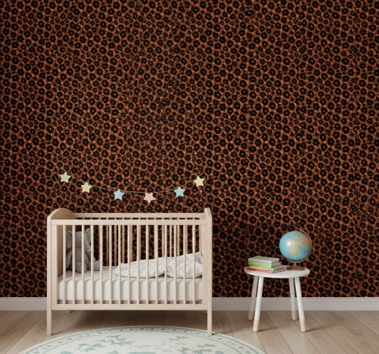 Papier peint chambre enfant motif léopard - TenStickers