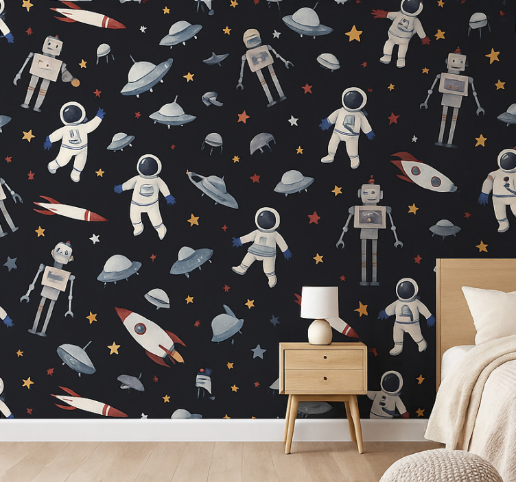 Papier peint chambre enfant univers enfantin - TenStickers