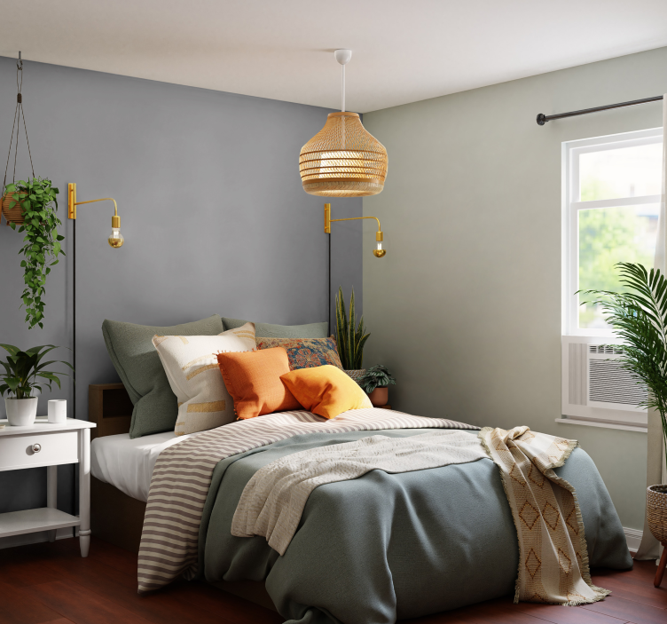 Papier peint couleur grise - TenStickers