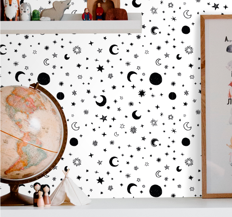 Papier peint étoiles ciel nocturne céleste - TenStickers