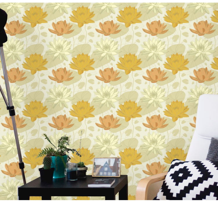 Papier peint floral modèle de composition florale - TenStickers