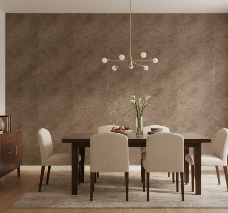 Papier peint marbre effet élégant marron - TenStickers