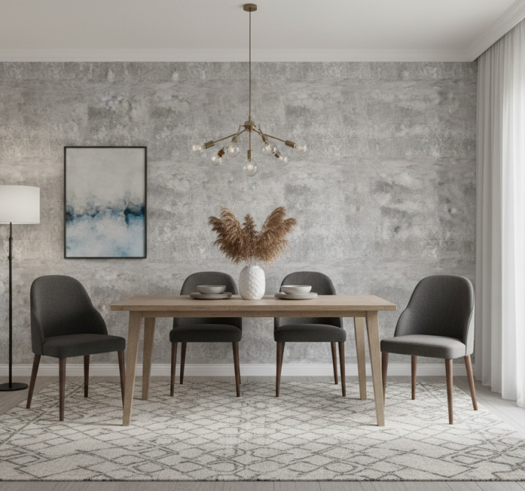 Papier peint marbre surface grise élégante - TenStickers