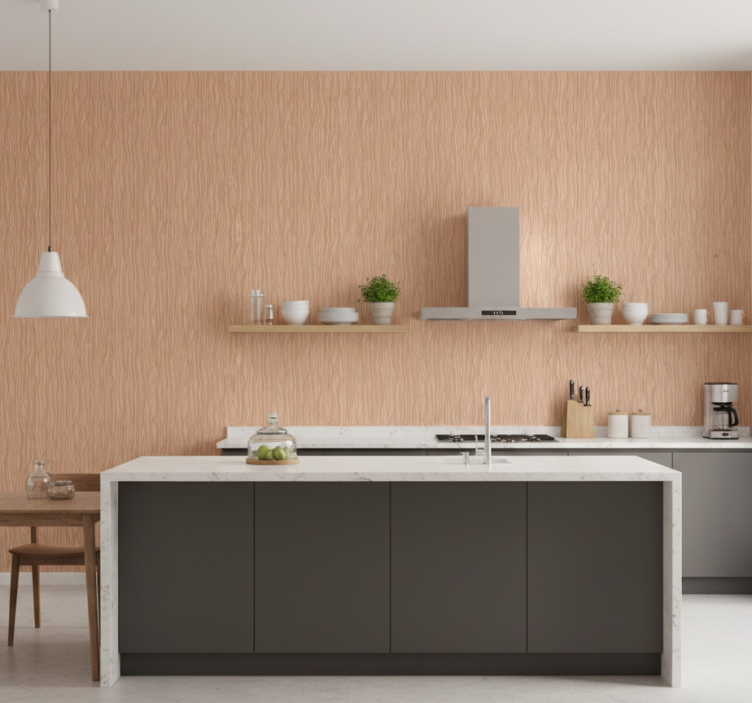 Papier peint motif bois naturel - TenStickers