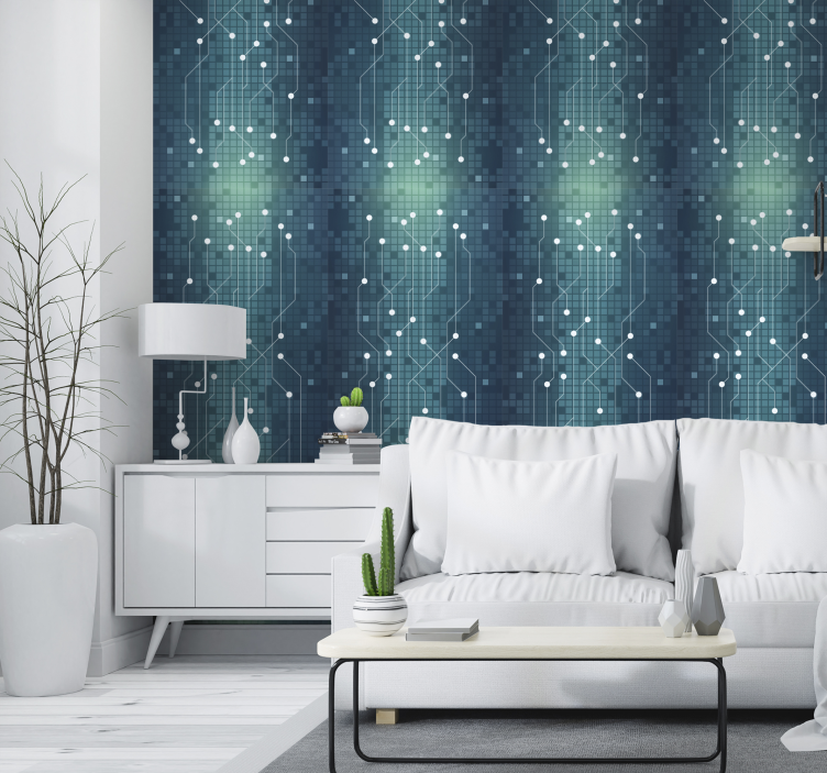 Papier peint mural Lignes Métro - TenStickers