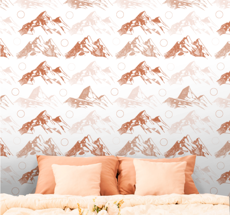 Papier peint nature paysage de montagne - TenStickers