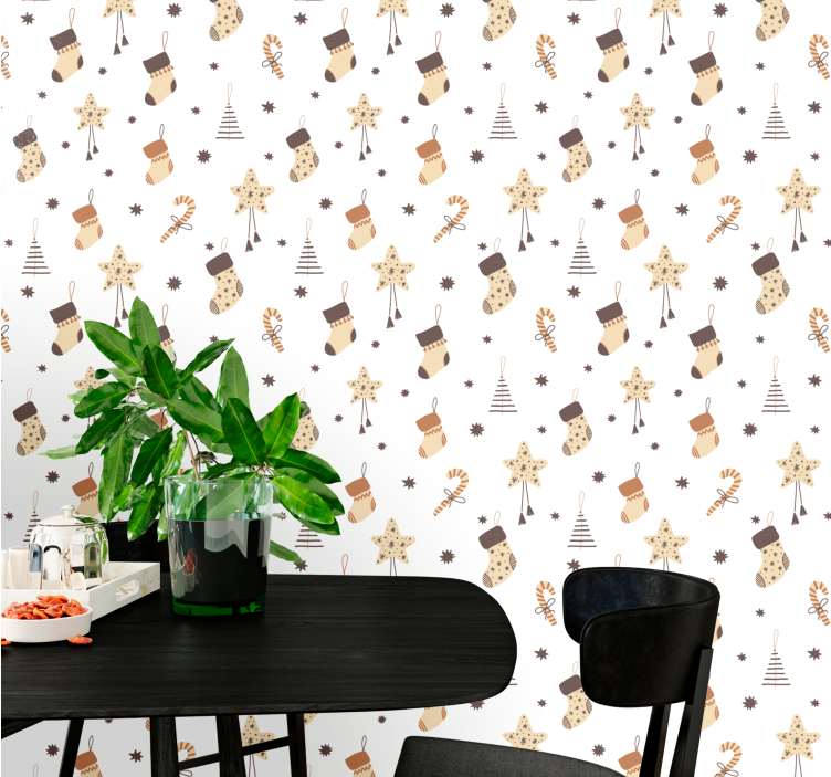 Papier peint noel images de vacances festives - TenStickers