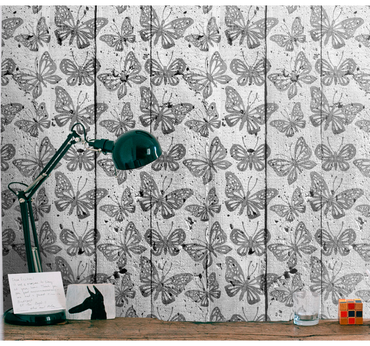 Papier peint papillon impression de papillon - TenStickers